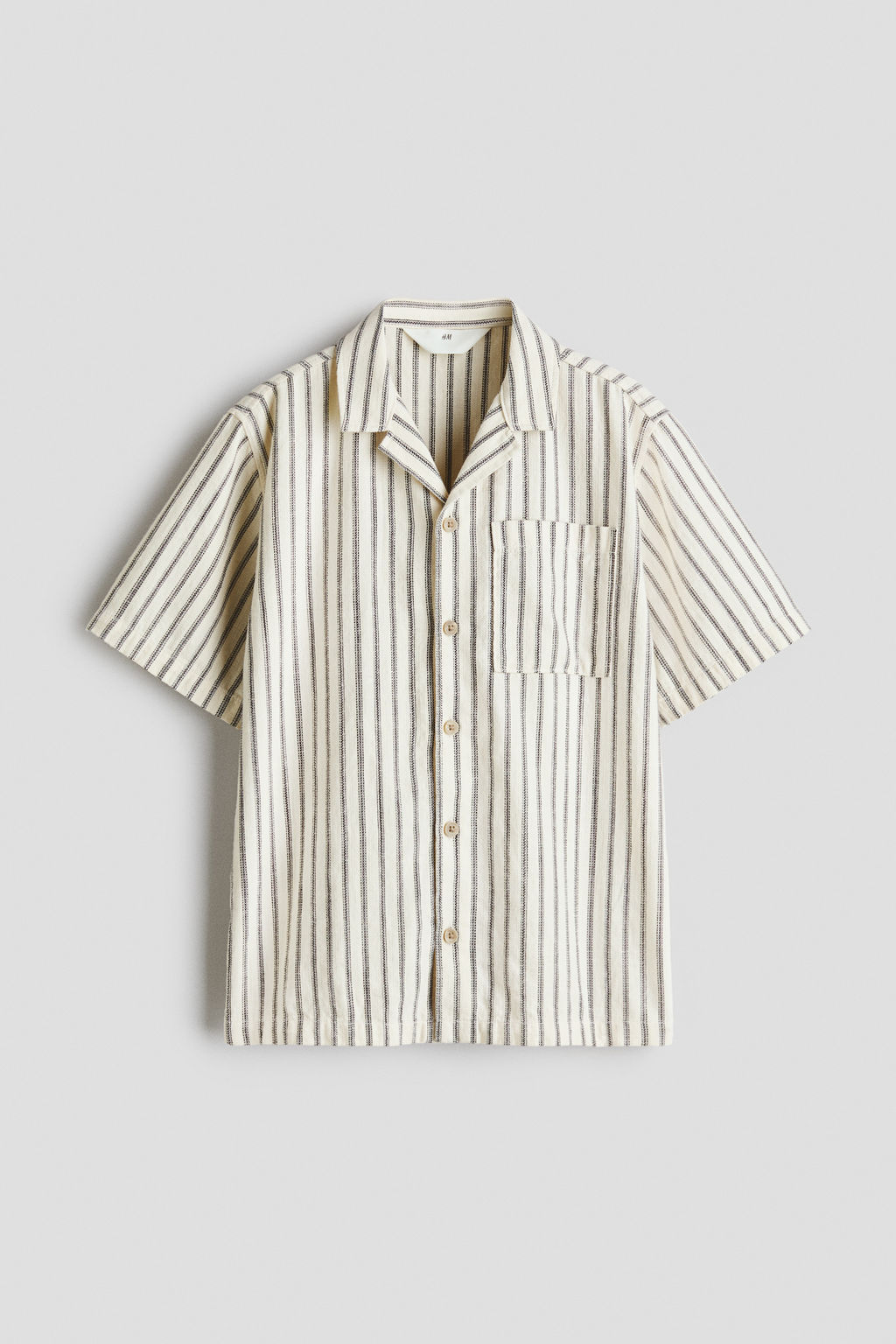 Camisa resort de algod?n - H&m фото 7