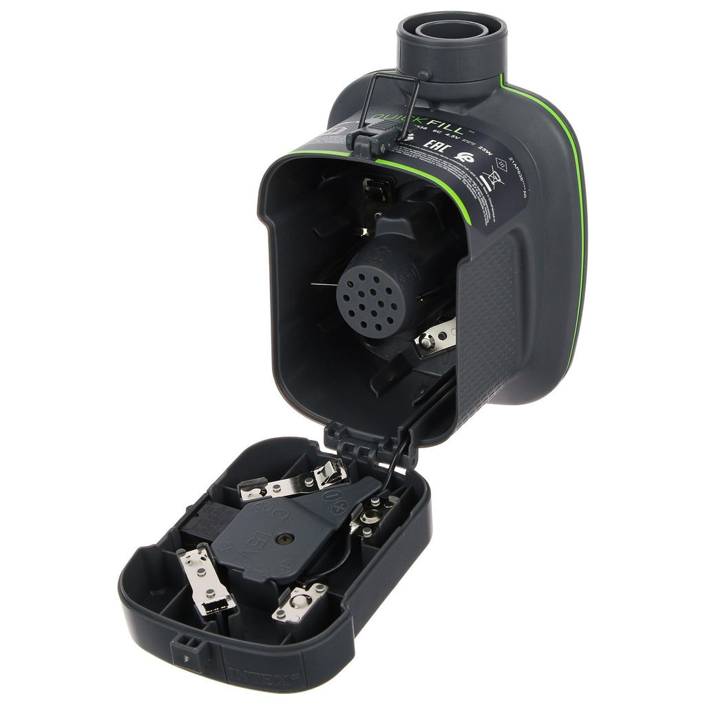 Насос эл. на батарейках, 3 насадки (66638)