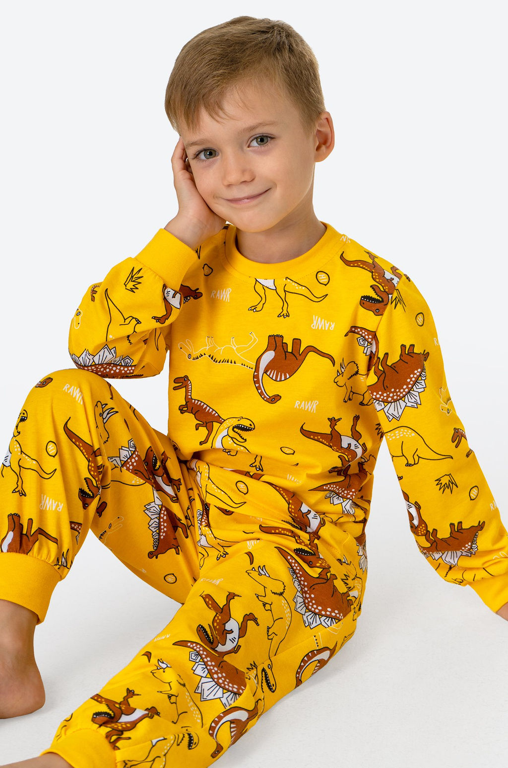 Хлопковая пижама для мальчика Happyfox