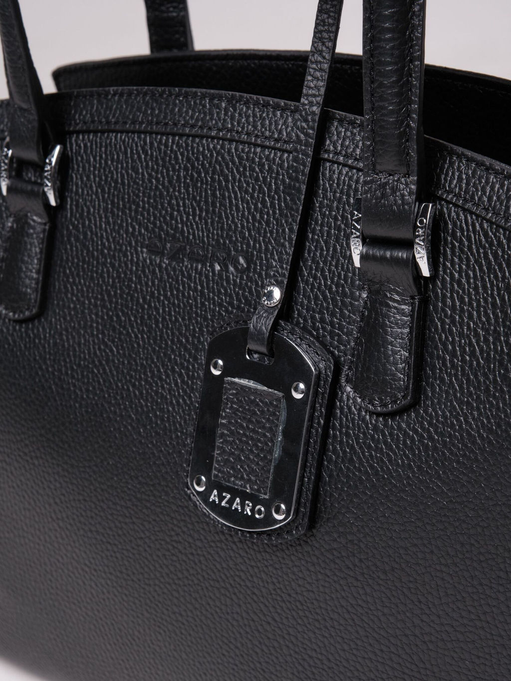 Сумка кожаная Azaro 30690 черный
