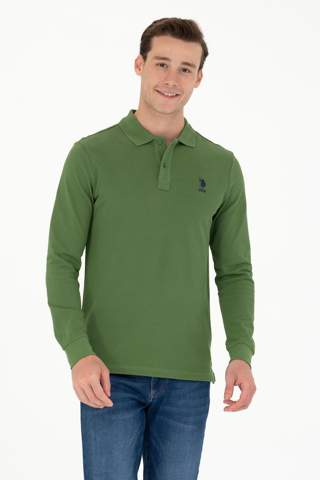 Мужской зеленый базовый свитшот Неожиданная скидка в корзине - U.s. polo assn фото 10