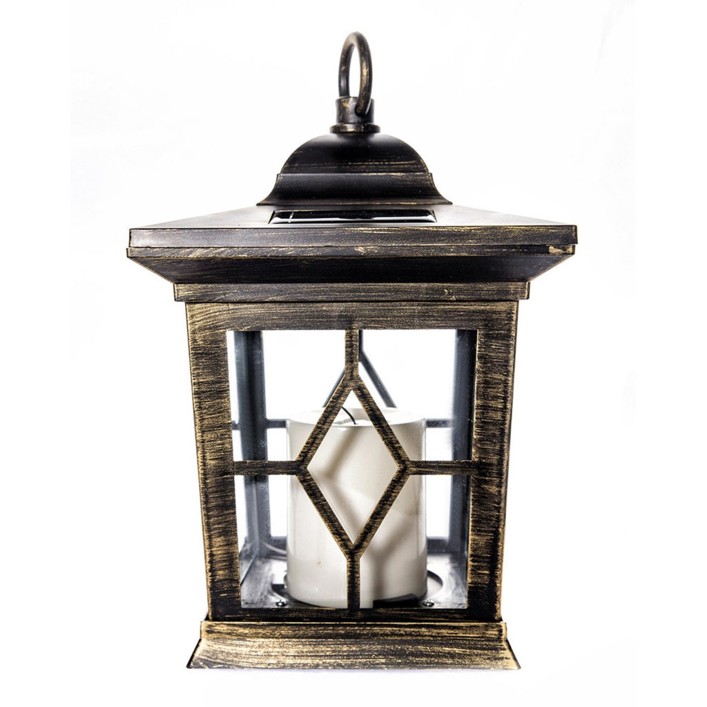 USL-S-180/PT220 Садовый светильник на солнечной батарее Bronze lantern. Серия Special. Упаковка- коробка.