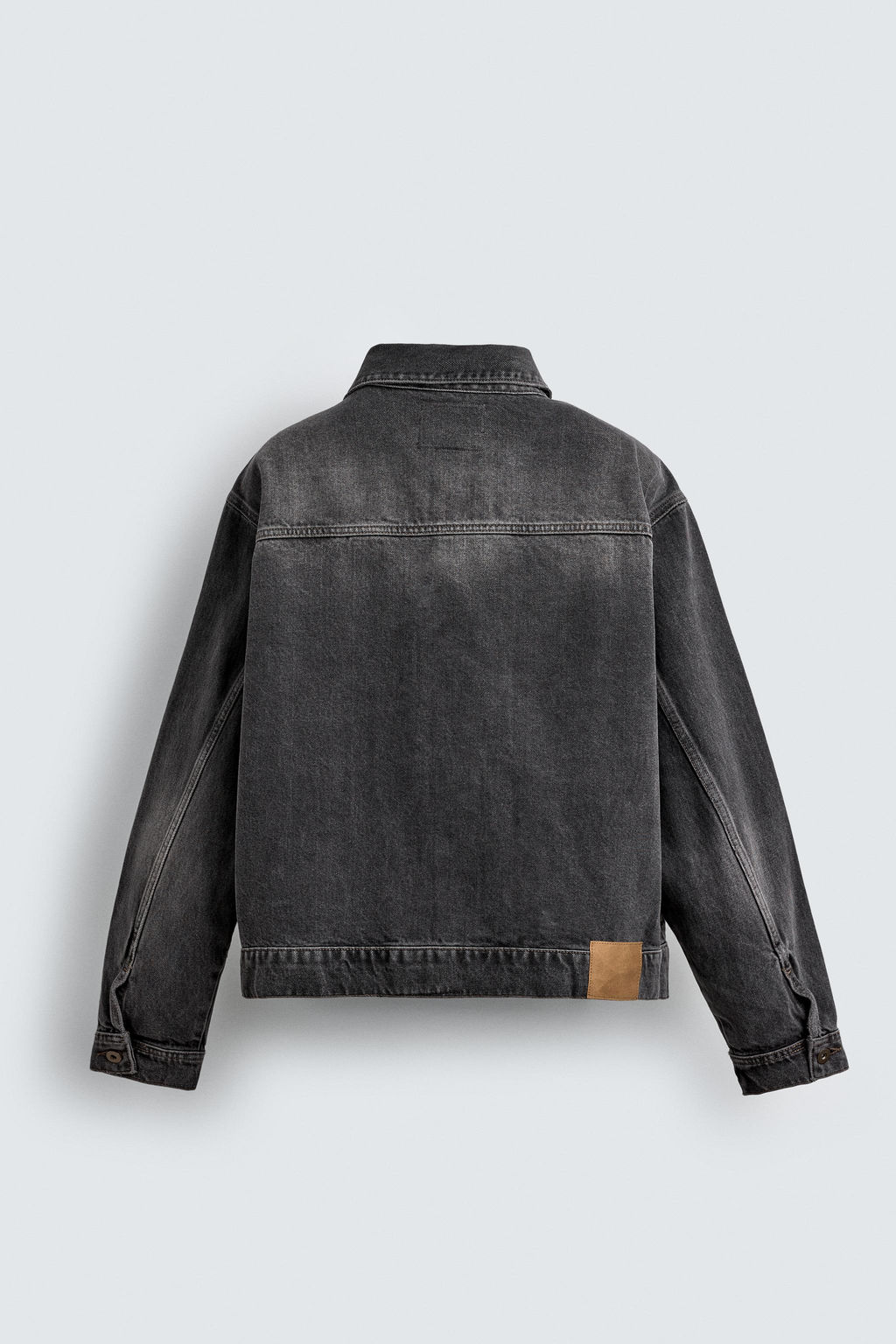 WASHED-EFFECT DENIM JACKET - Zara фото 8