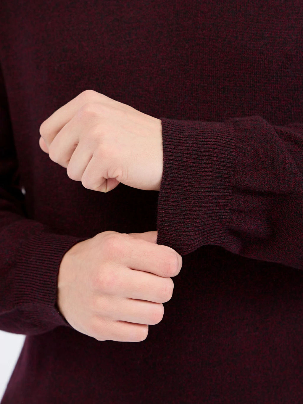 Джемпер мужской GREG G121-DA491 бордо/черный  фото 11