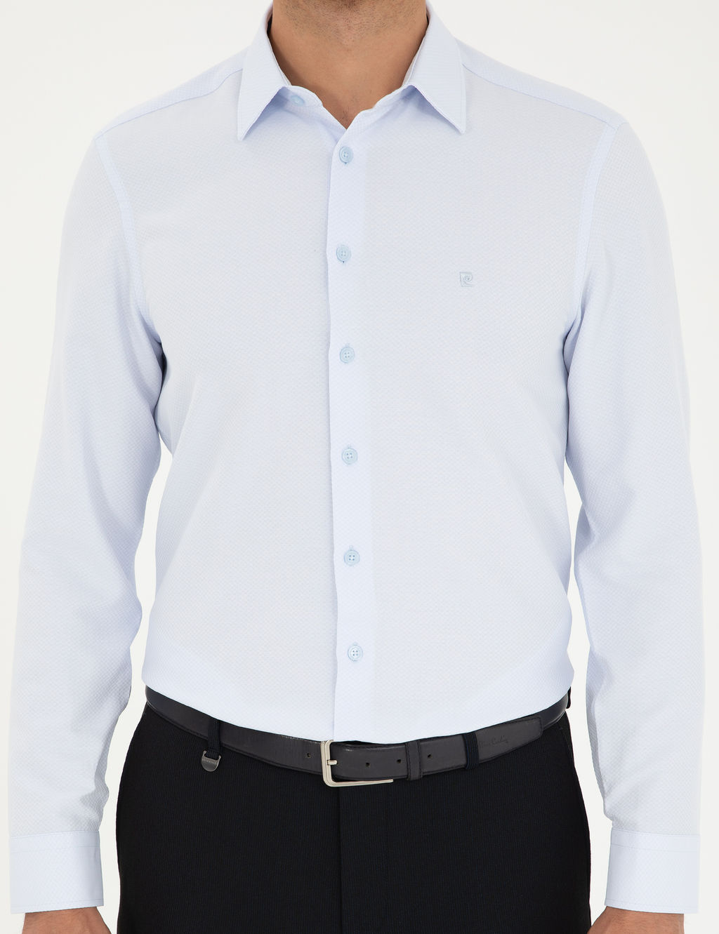 A__k Mavi Arm_rl_ Slim Fit Uzun Kollu G_mlek