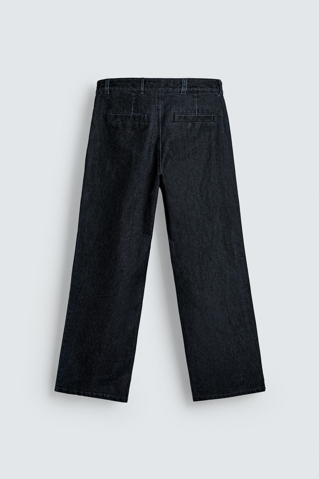 RELAXED FIT FLOCKED TROUSERS - Zara фото 8