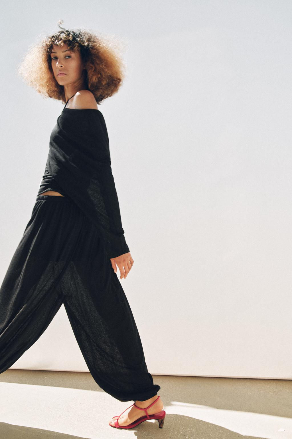 FLOWING BALLOON TROUSERS - Zara фото 4