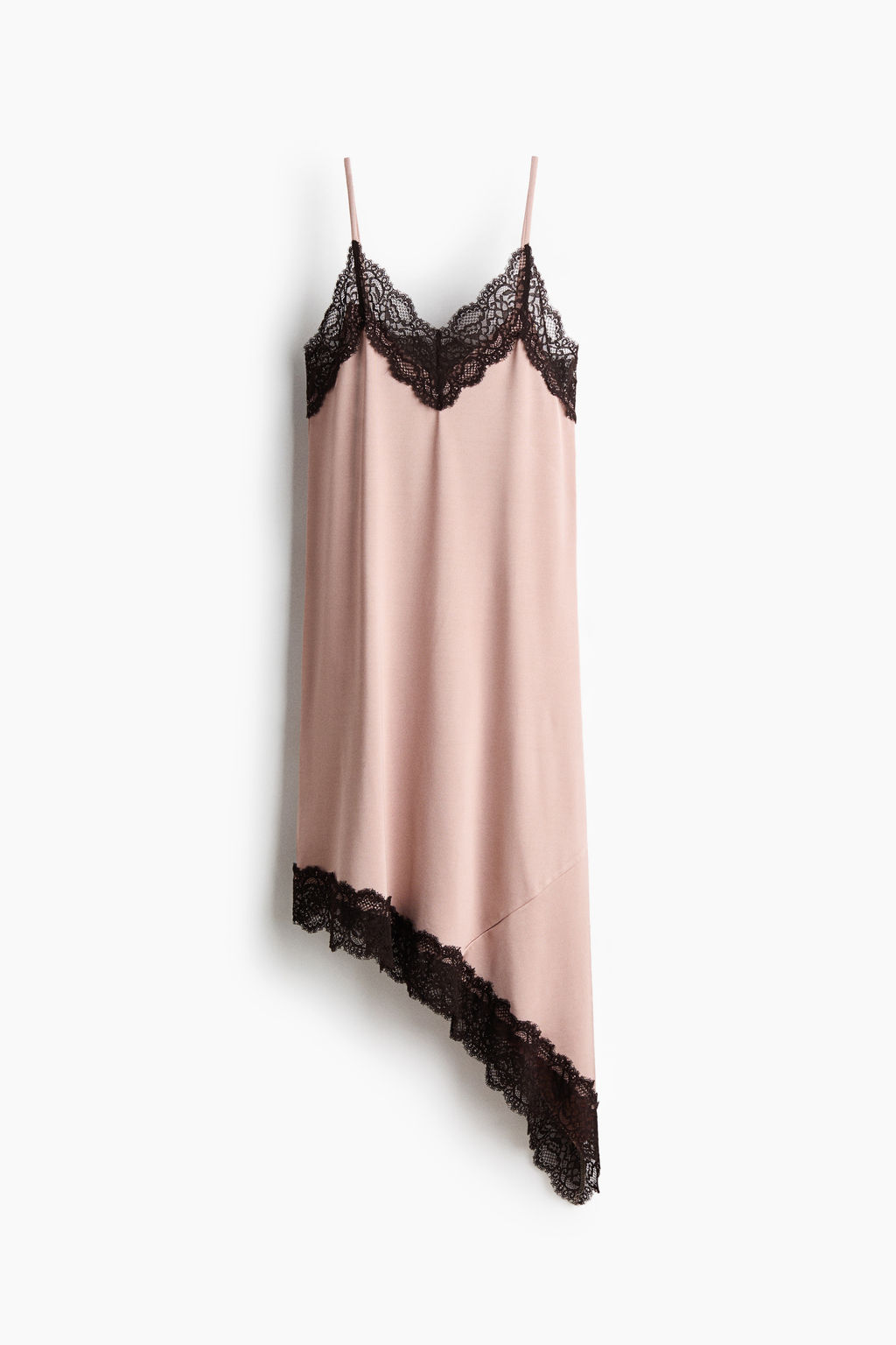 Vestido de tirantes con ribetes de encaje - H&m фото 5
