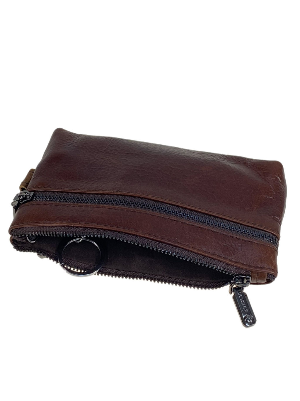 Женский кошелёк из натуральной кожи, цвет шоколад - Greta фото 2