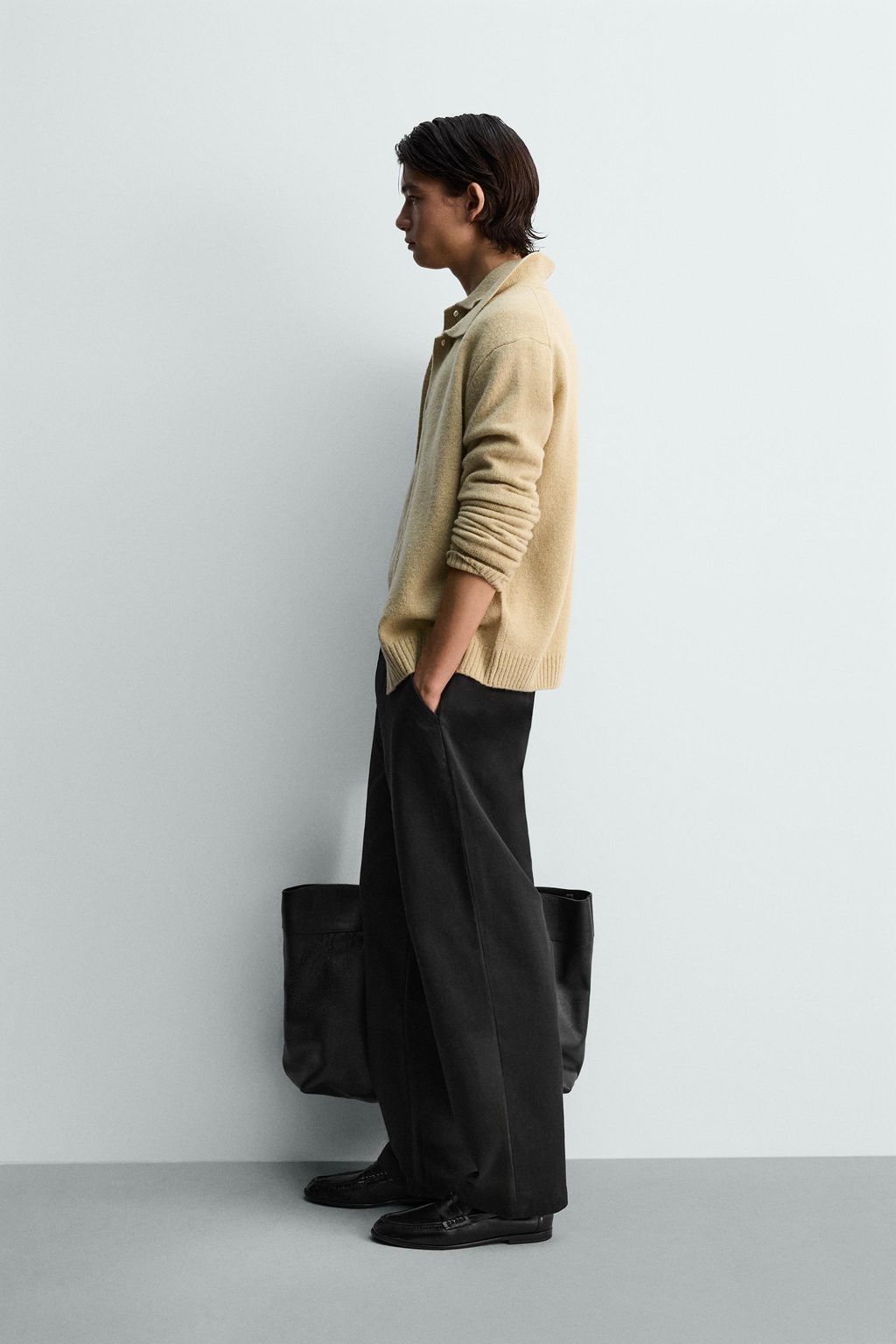 PANTAL?N CHINO STRAIGHT FIT / Khaki - Zara фото 4