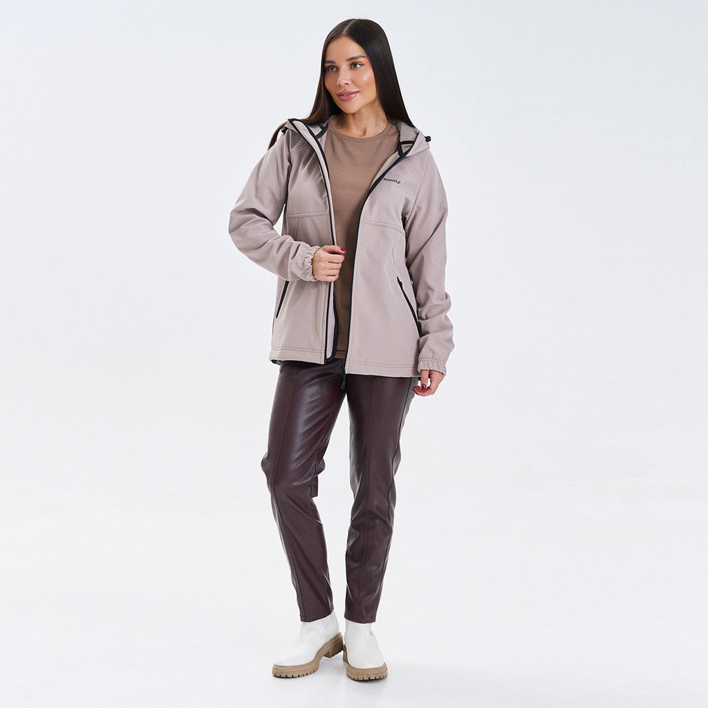 RODOS Ветровка softshell женская демисезон М-312 Бежевый фото 7