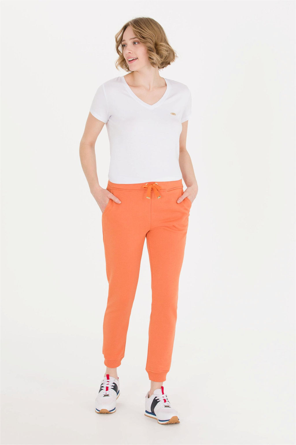 Женские красные спортивные штаны - U.s. polo assn фото 8