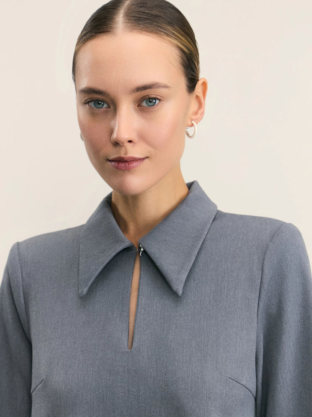 Платье мини с отложным воротником / Zarina  фото 7