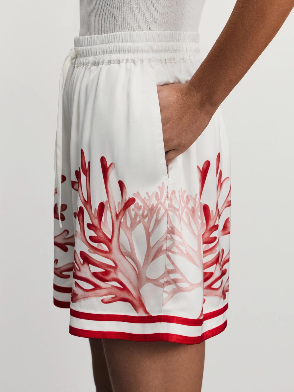 Шорты из вискозы с принтом / Zarina  фото 7