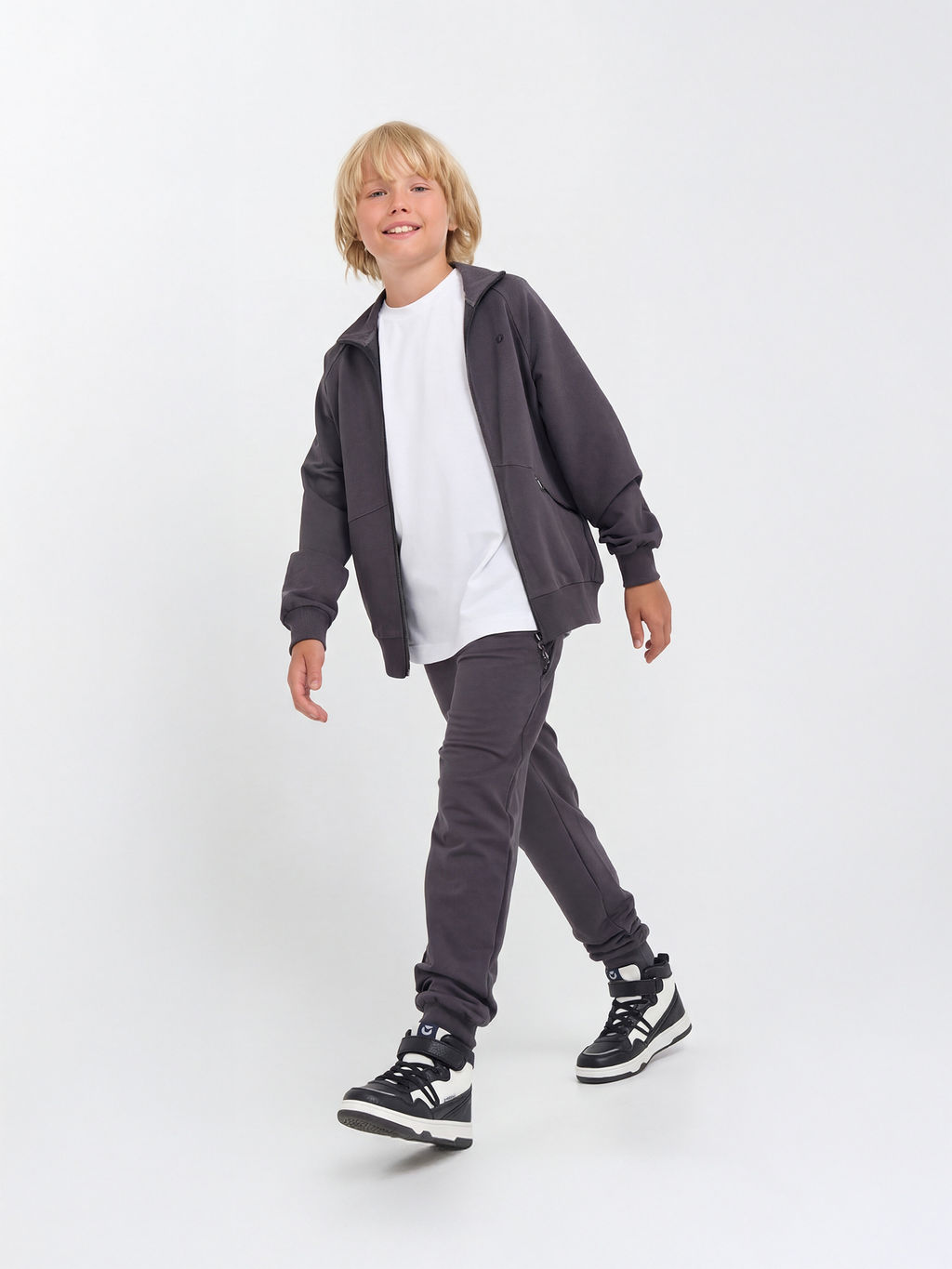 Кроссовки утепленные Графит - Bungly фото 3