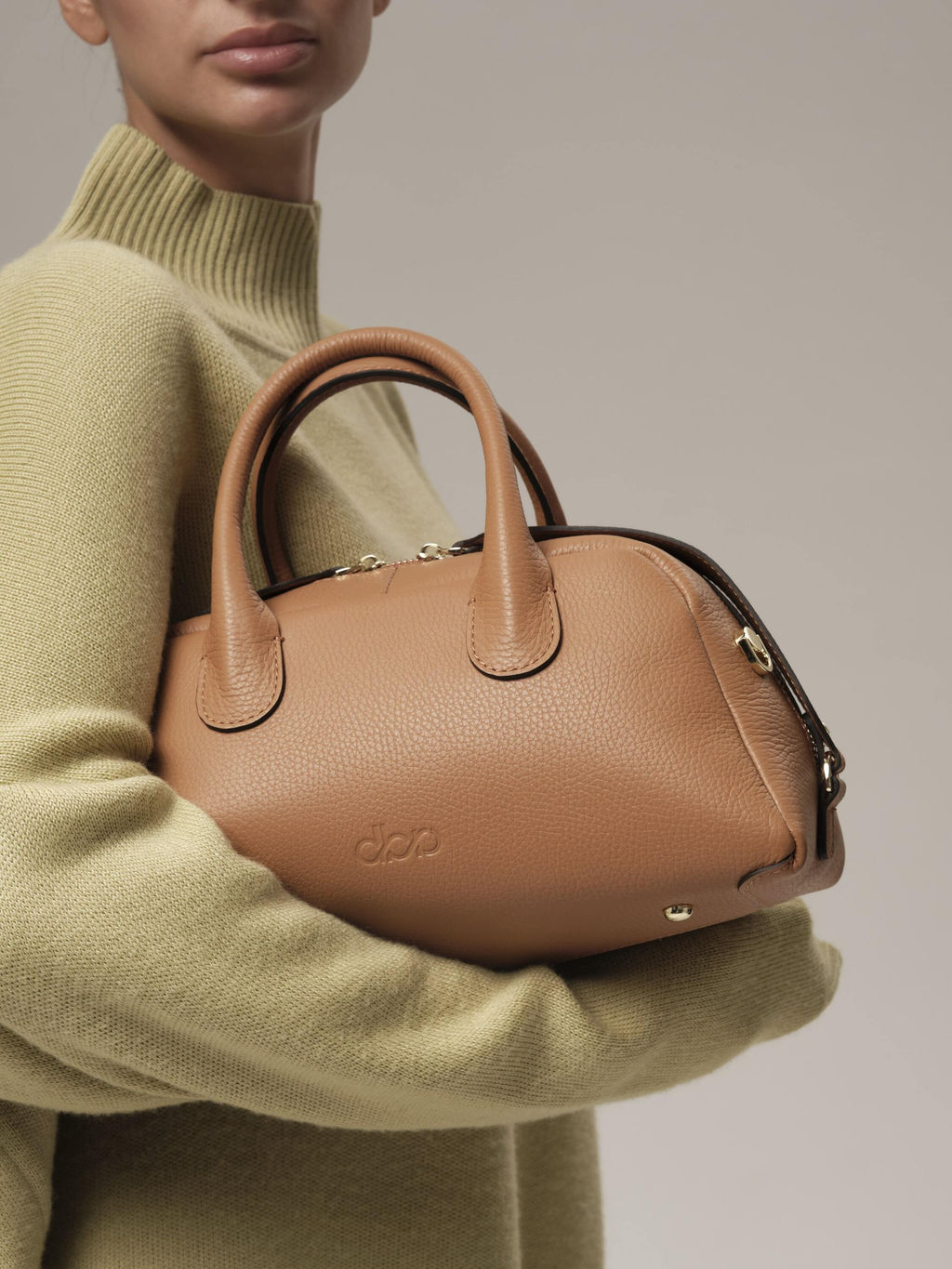 Кожаная сумка Kandys DBR 31206 светлый орех фото 7