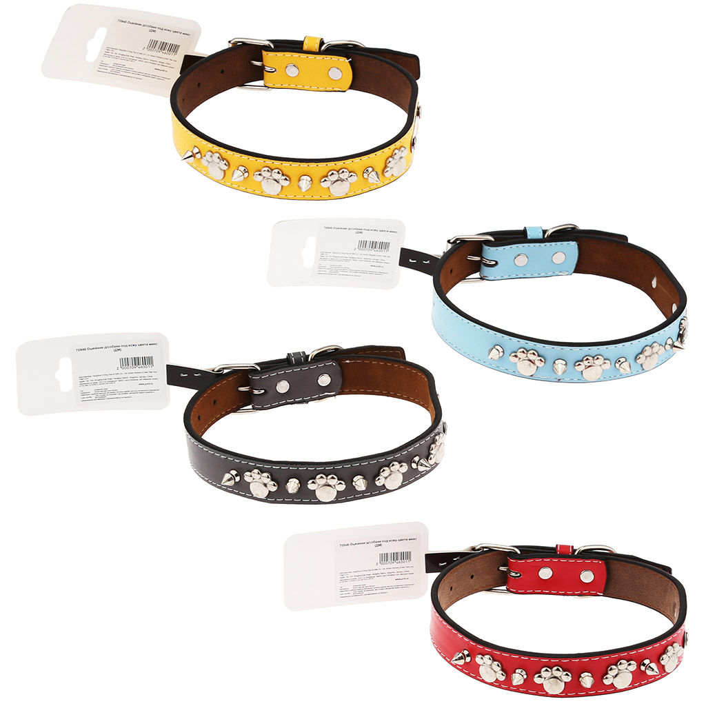 Пэт тойс (Pet toys) Ошейник для собаки Шипы, следы фото 3