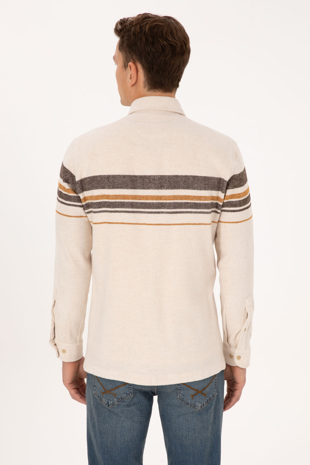 Erkek Krem Uzun Kollu G_mlek - U.s. polo assn фото 12