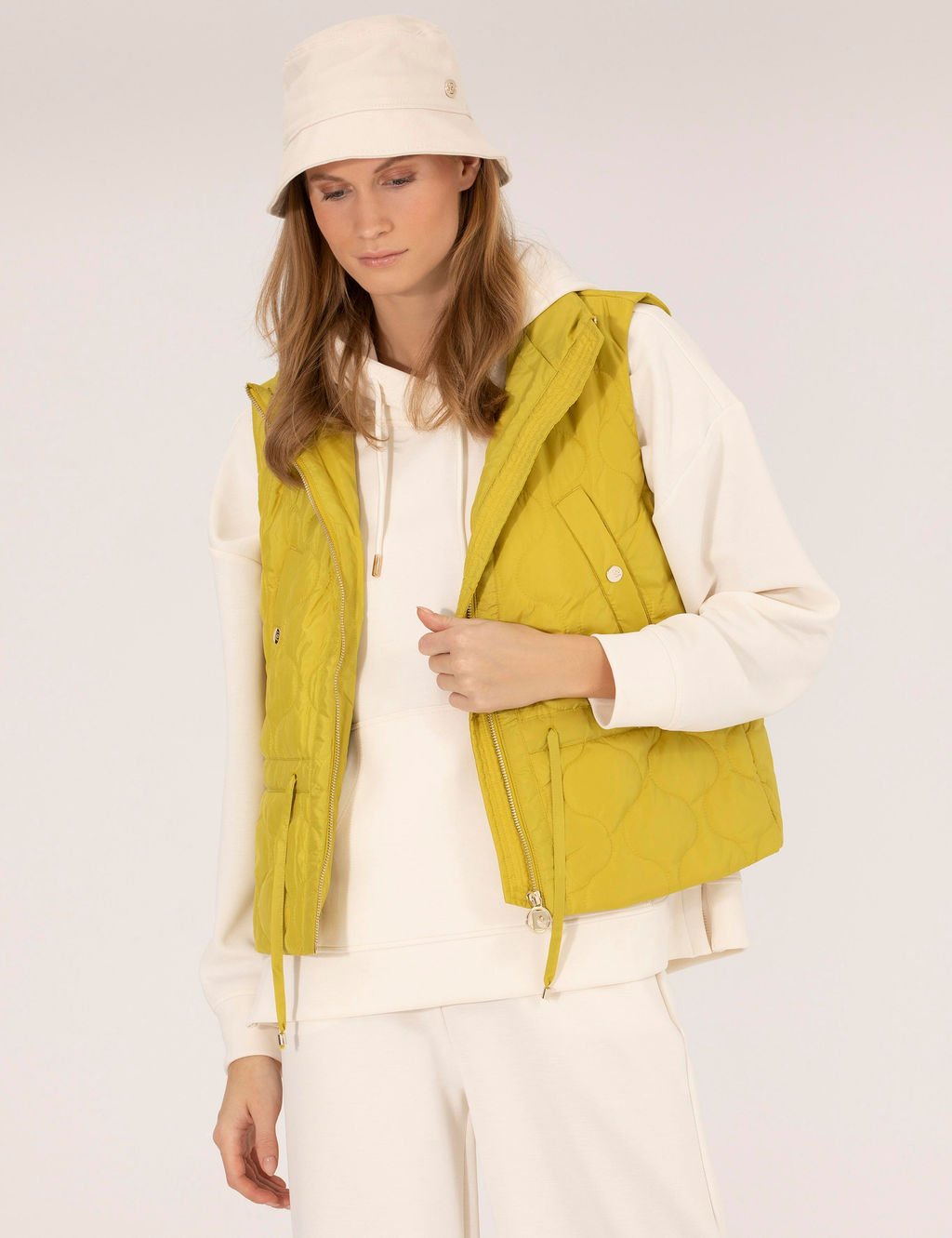 Ye_il Crop Top Yelek