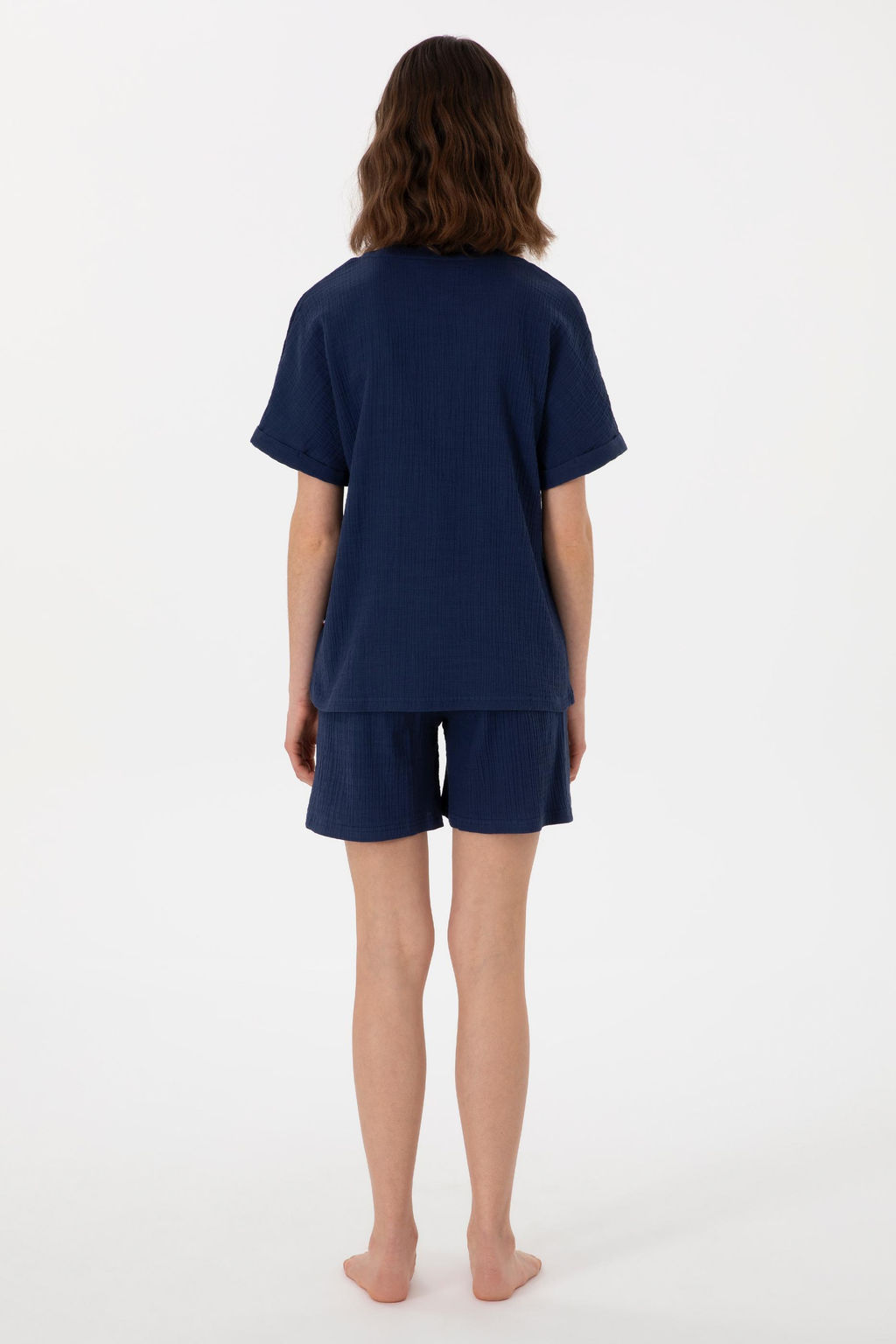 Kad_n Lacivert Pijama Tak_m_ Sepette S_rpriz _ndirim - U.s. polo assn фото 5