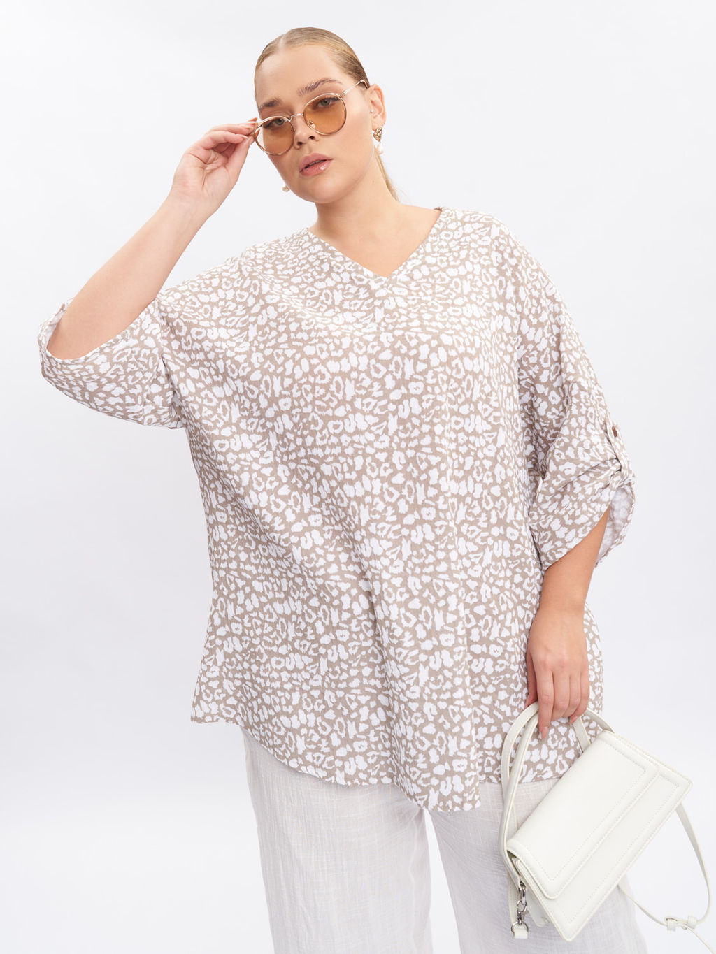 Блузка из муслина TU66501LEO18