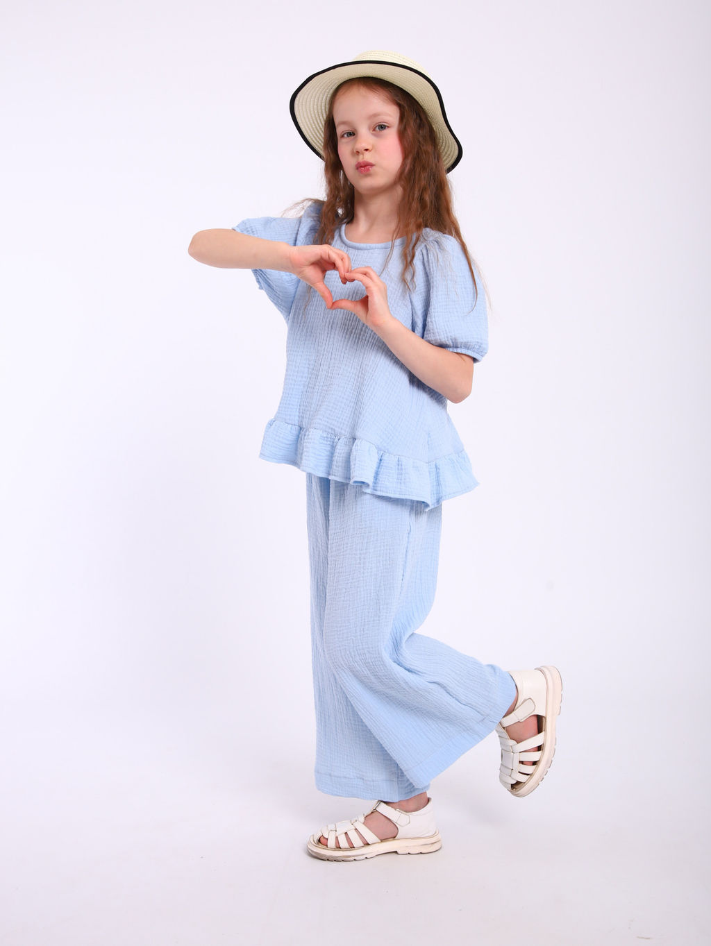 Костюм Пикми муслин белый, КМ-196-3 - От егорки до егора фото 13