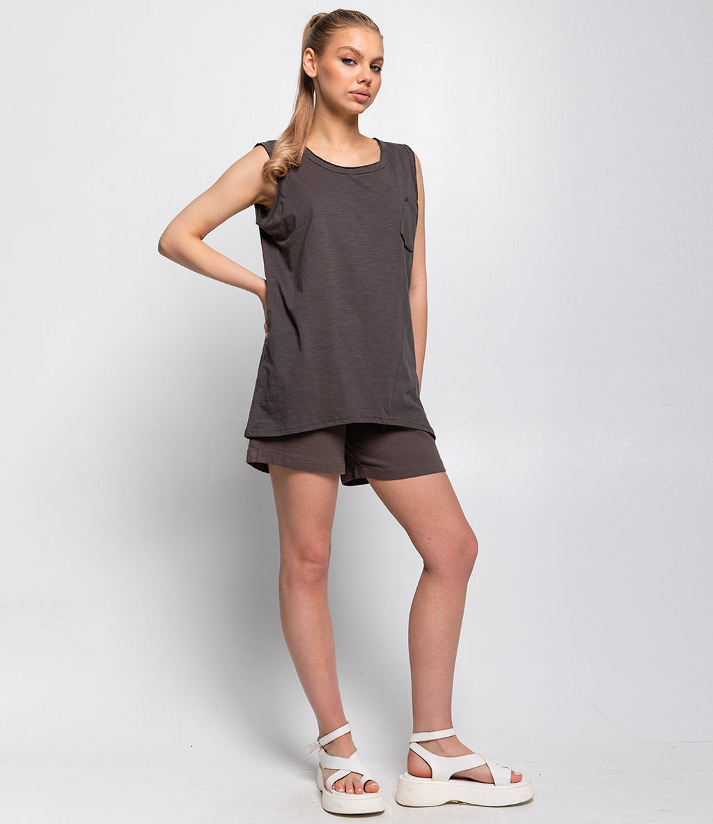 Майка #КТ1136 (2), графит - Dommod фото 4