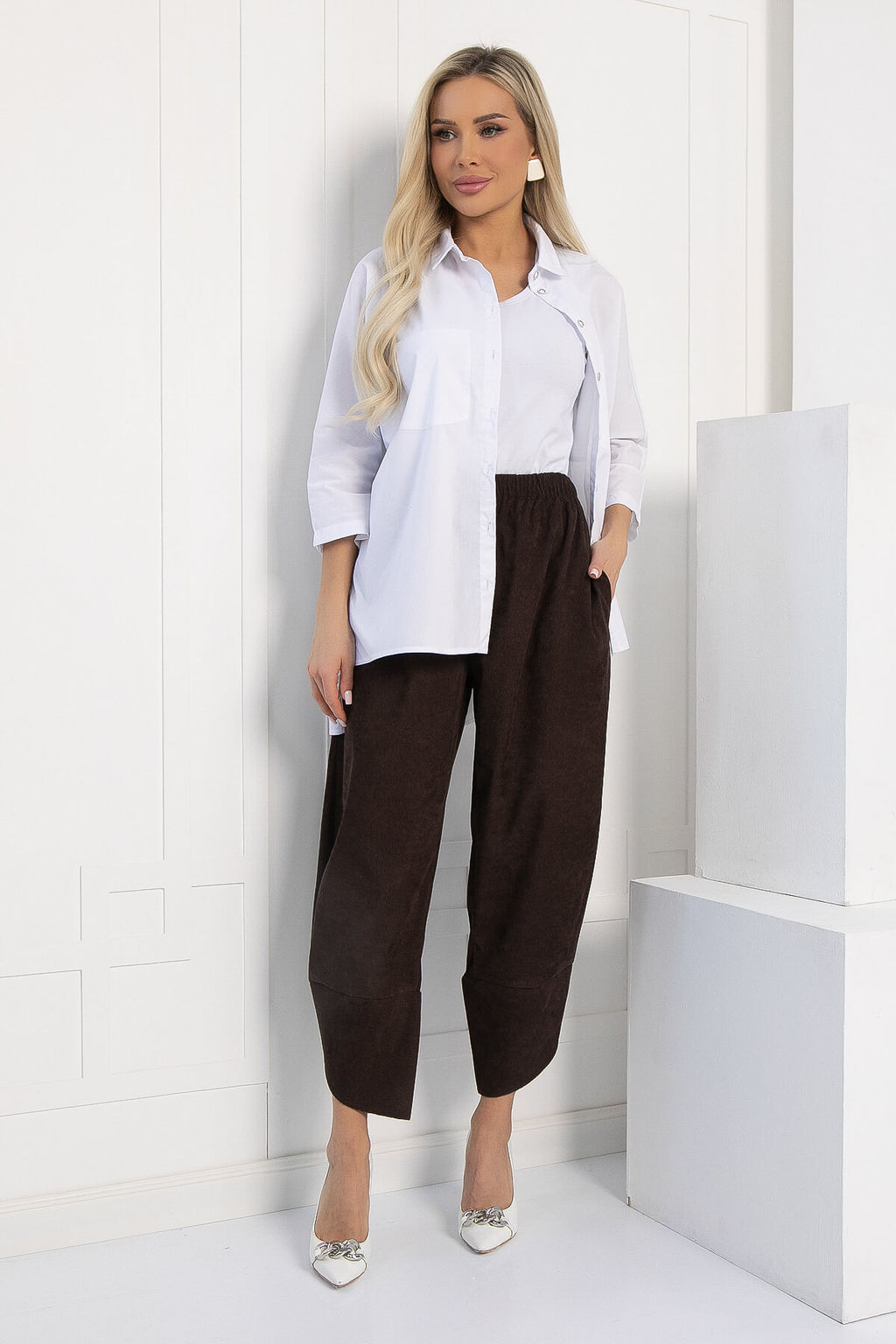 Рубашка Навсегда в сердце (белая) Б12863-10М - Lt collection фото 7