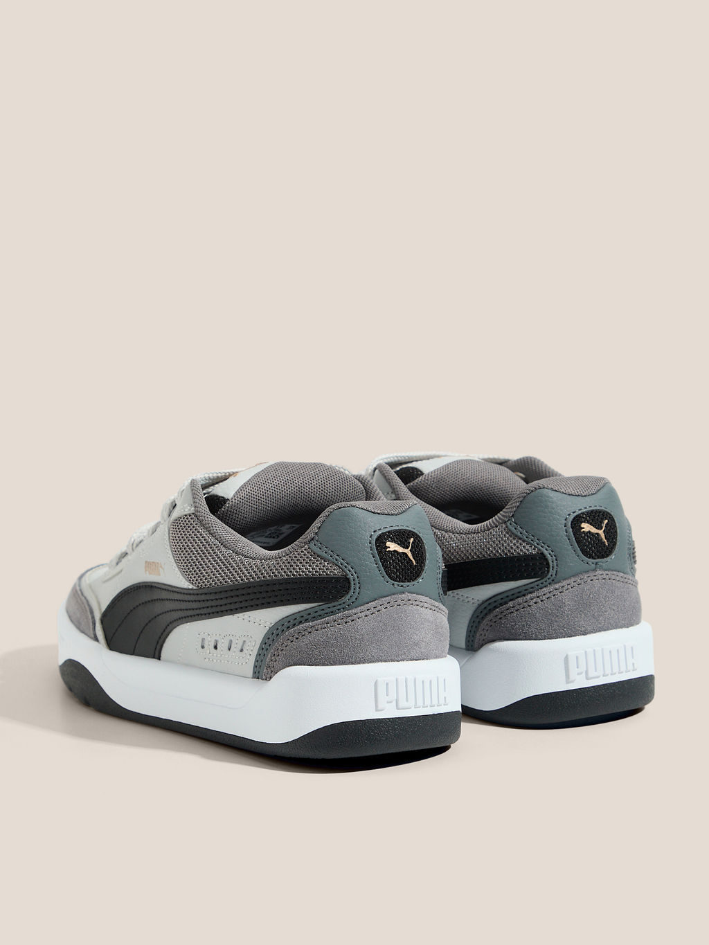 Детские кеды PUMA Park Lifestyle SK8 Jr Артикул 4588651, светло-серый