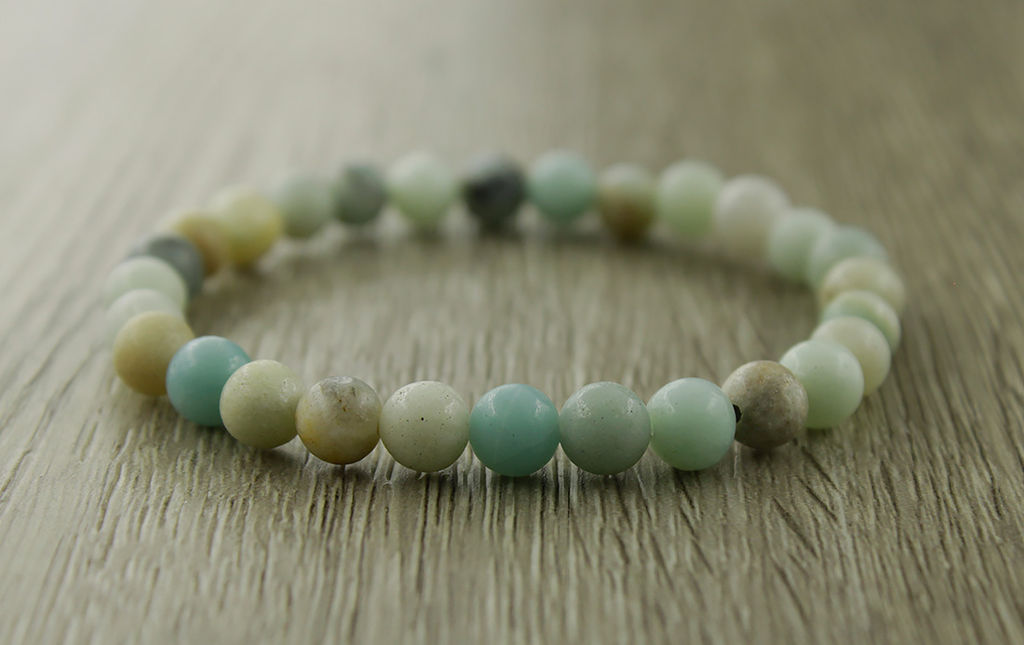 Амазонит зеленый 6мм, браслет Классика длина 17см - Agat77 фото 4