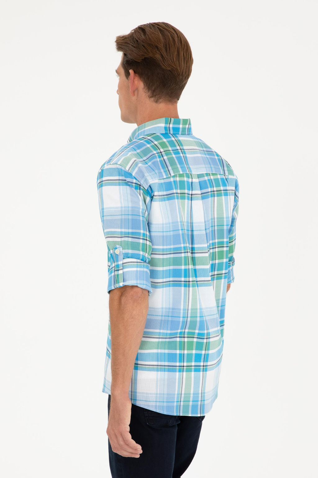 U. S. Polo Assn / Мужская рубашка Saks с длинным рукавом - U.s. polo assn фото 12