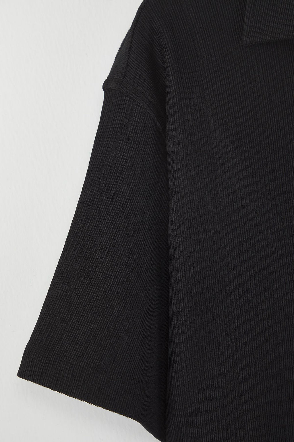 TRENDYOL MAN Siyah Oversize Dokulu Esnek Rahat Orme Kumas Gomlek TMNSS25GO00006 - Trendyolmilla фото 8