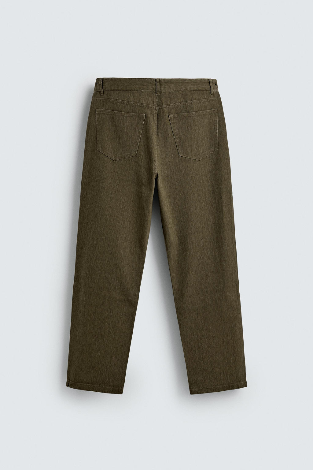 TEXTURED COTTON TROUSERS - Zara фото 7