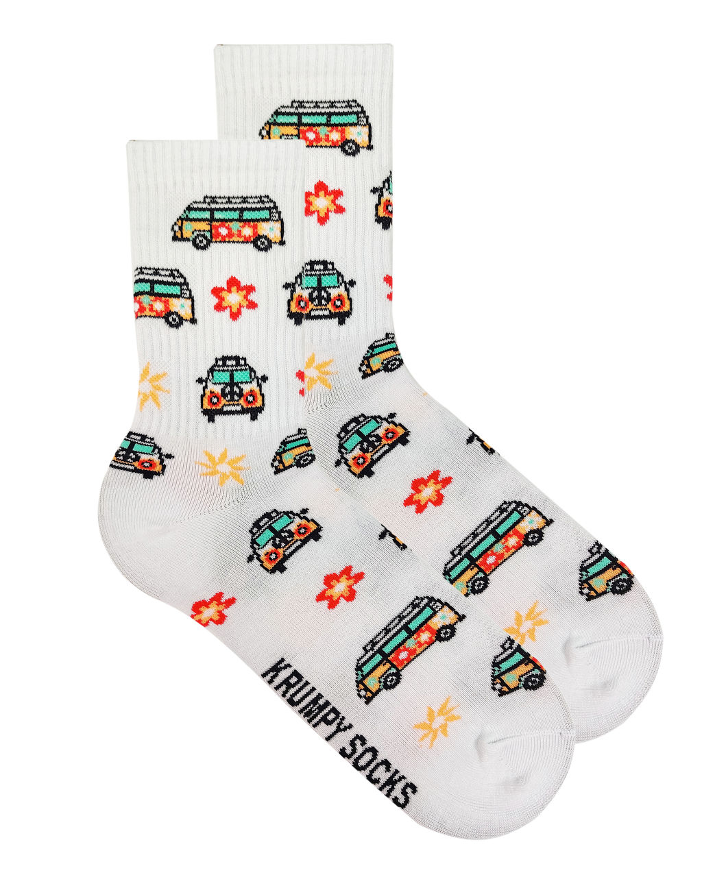 Носки р.40-45 TxT Автобус Хиппи - Krumpy фото 4