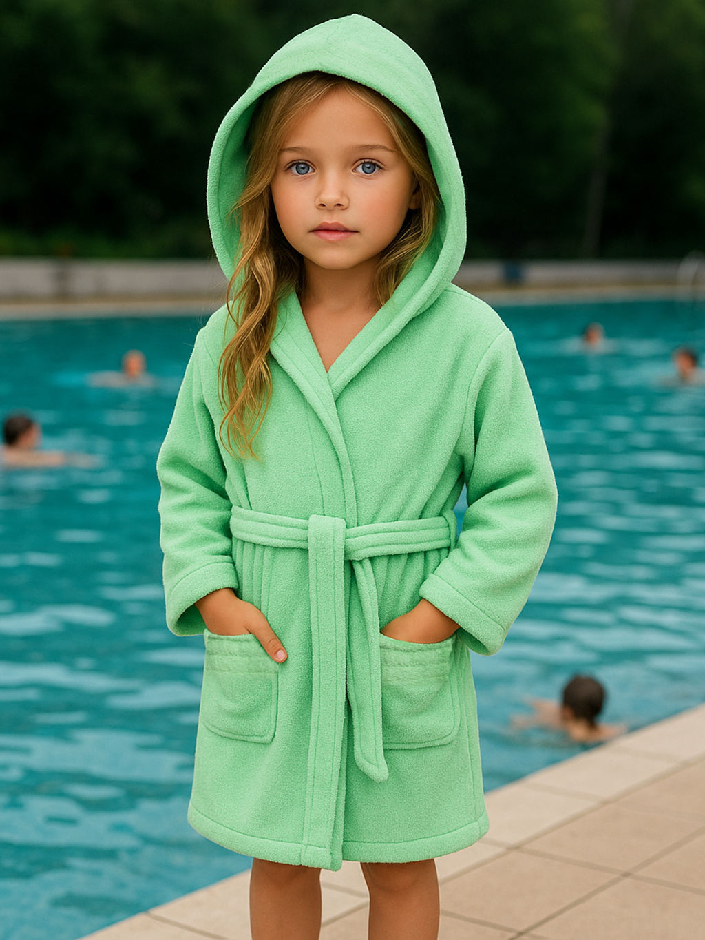 Халат детский мята