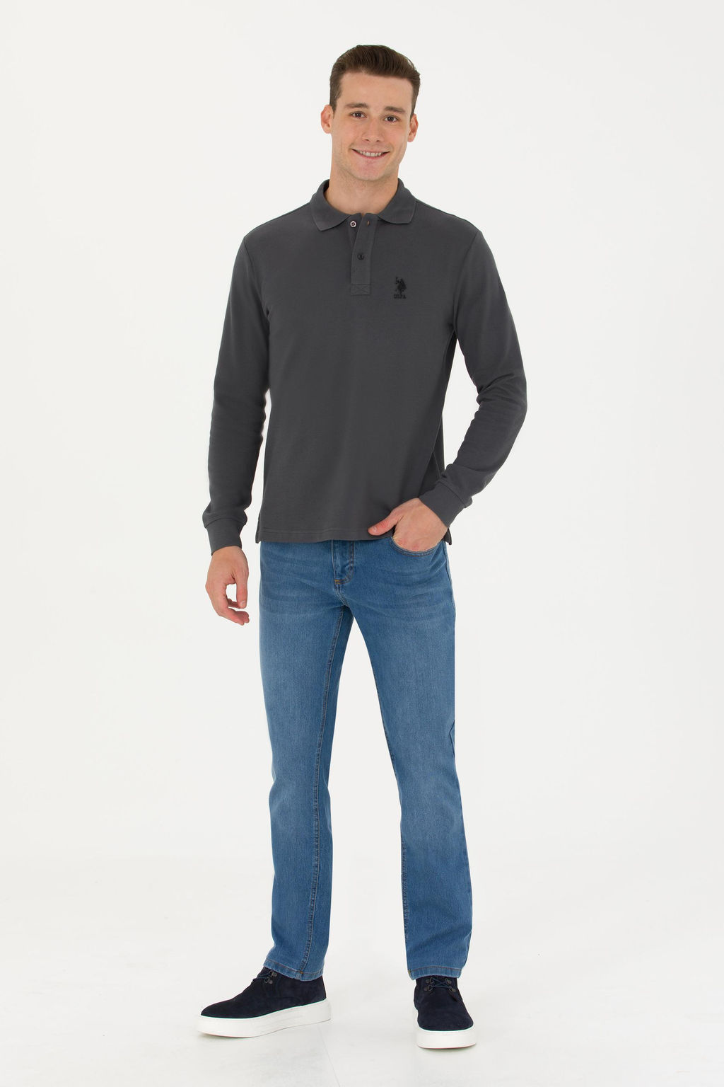 U. S. Polo Assn / Мужские голубые джинсовые брюки - U.s. polo assn фото 17