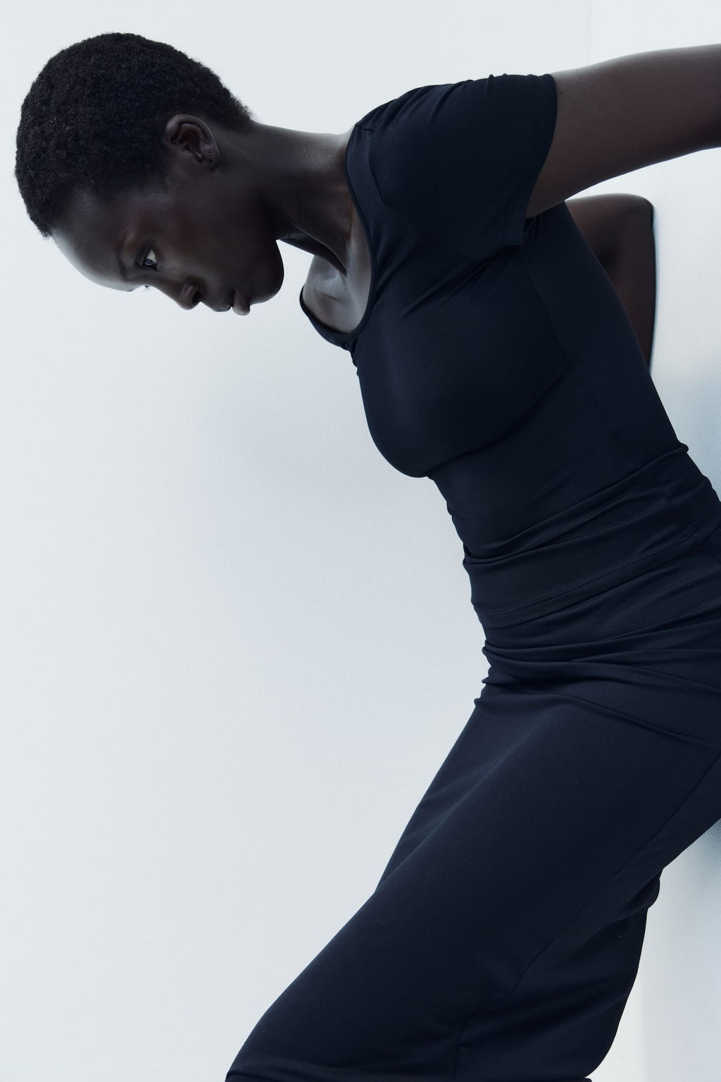 Top de microfibra con escote en U - H&m фото 5