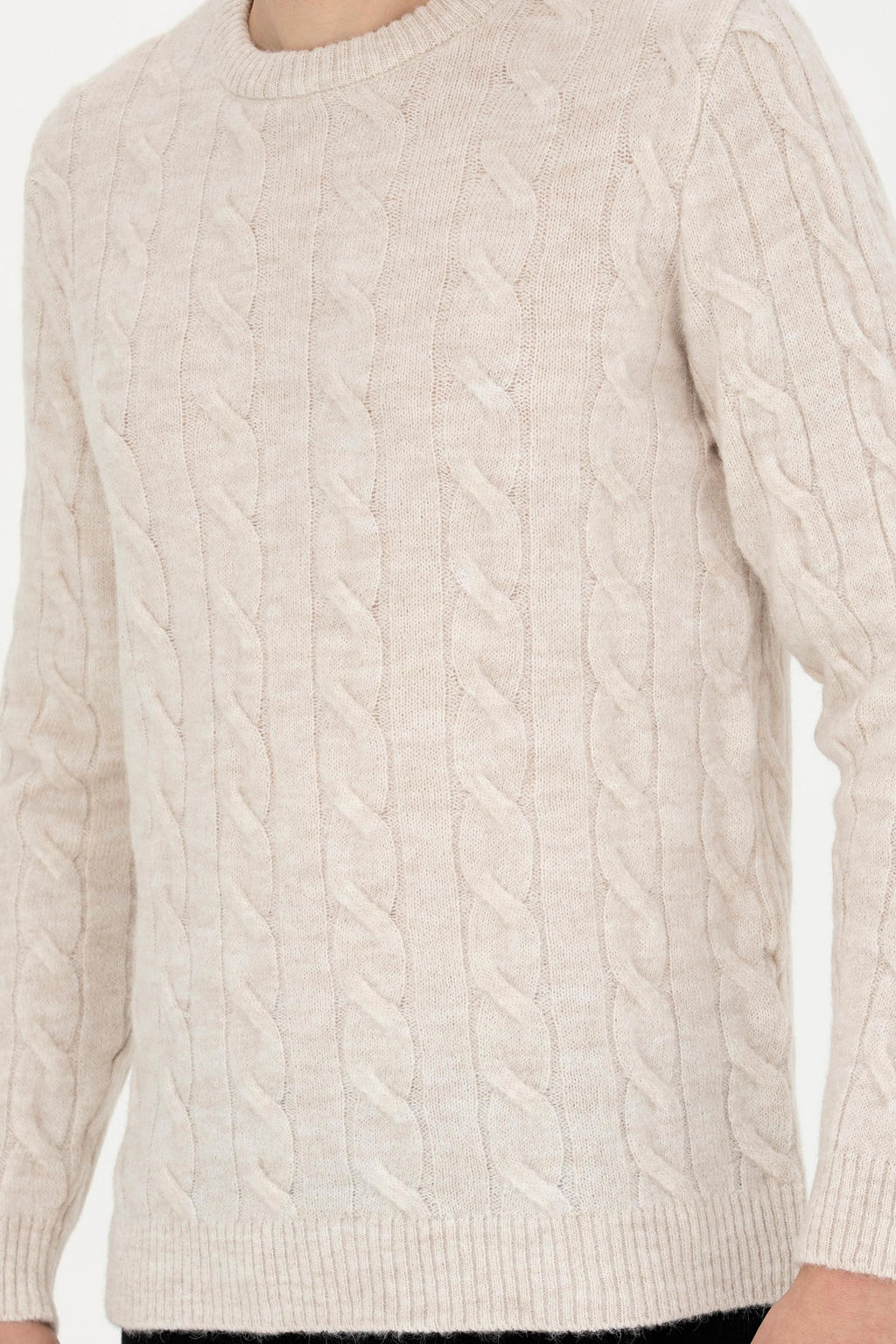 Мужской свитер из каменного меланжа - U.s. polo assn фото 20