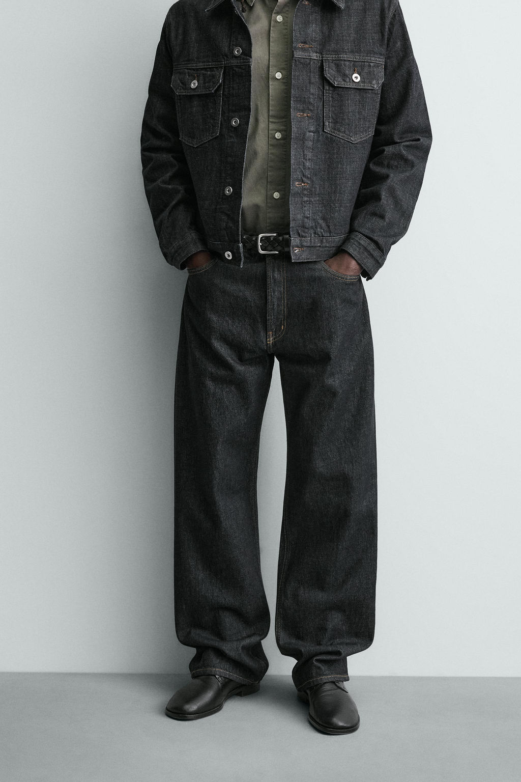 JEANS LOOSE FIT / ?ndigo - Zara фото 2
