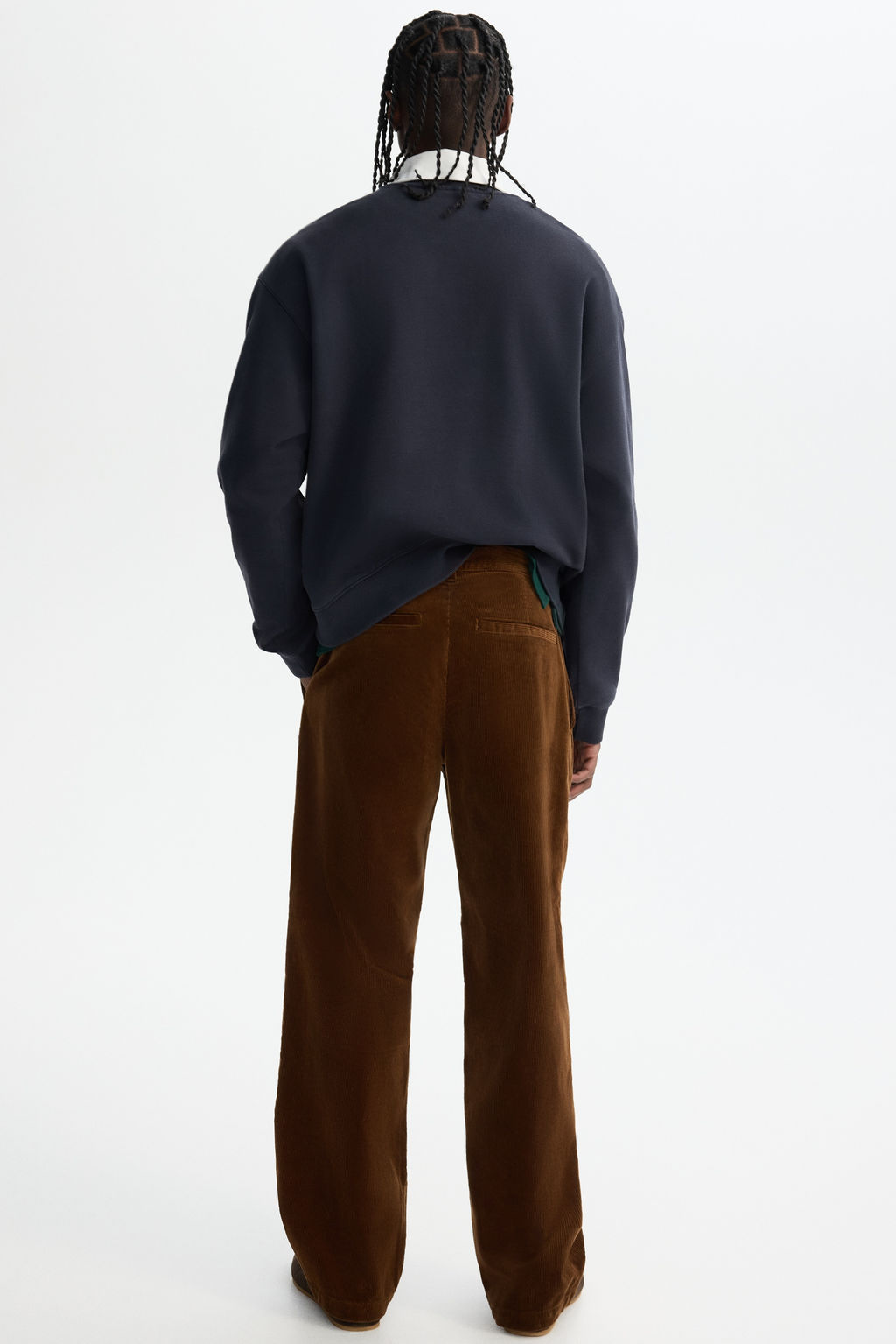 Pantal?n de pana Relaxed Fit - H&m фото 9
