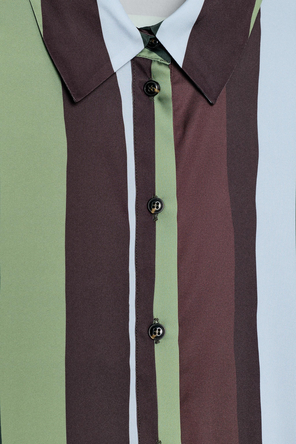 STRIPED SATIN BLOUSE - Zara фото 8