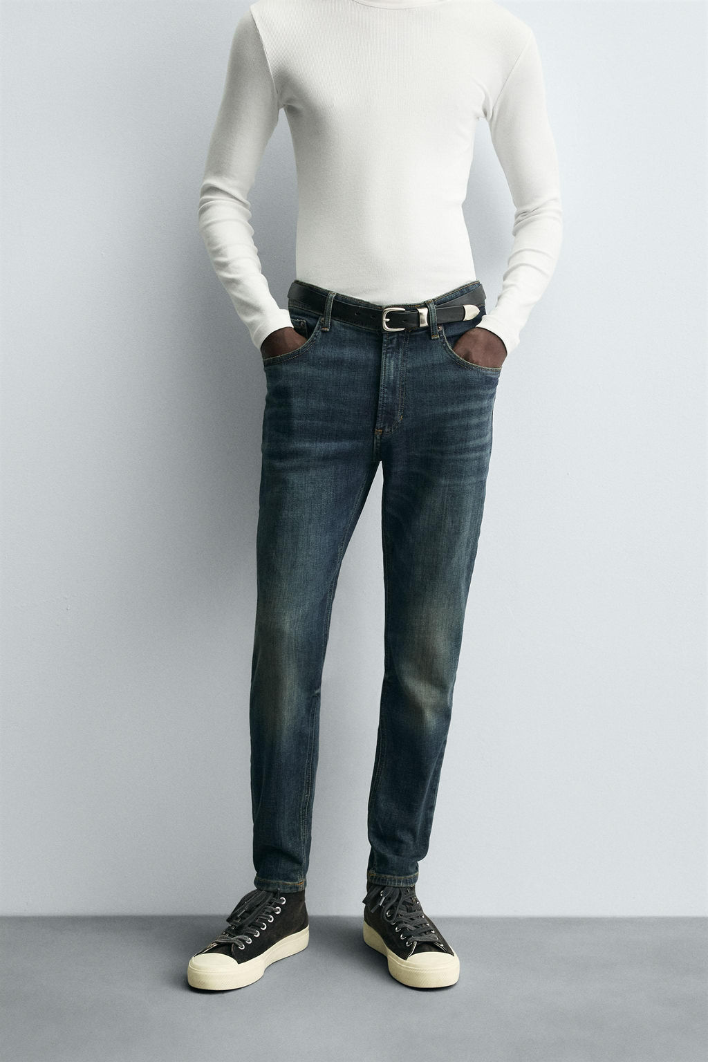 SKINNY CROPPED FIT JEANS - Zara фото 2