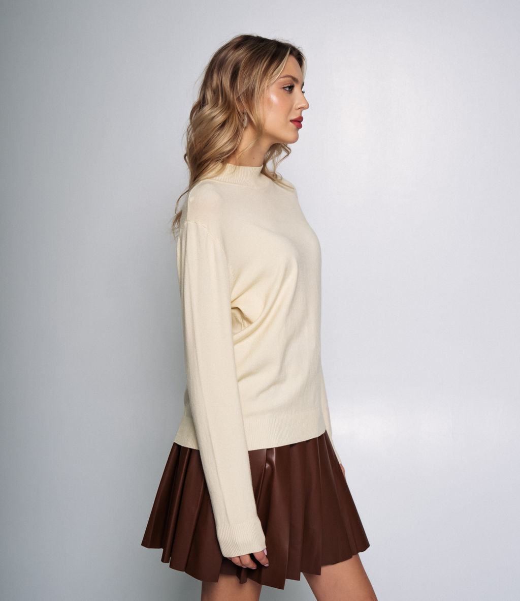 Водолазка #ОКТ05, светло-бежевый - Dommod фото 2