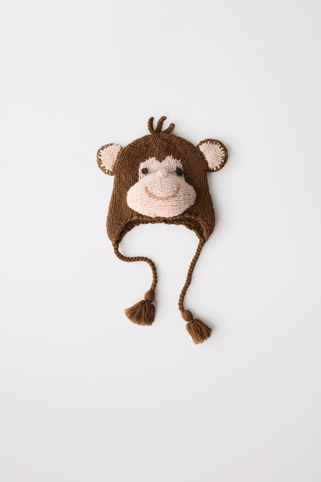 100% WOOL MONKEY HAT LIMITED EDITION - Zara фото 13