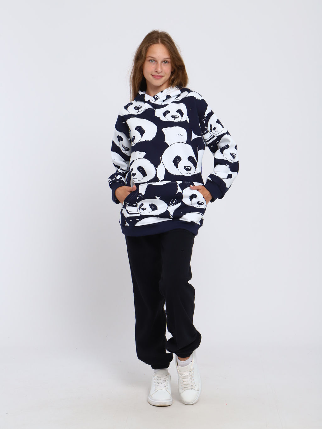 Толстовка "Либерти" темно-синий (панда)
