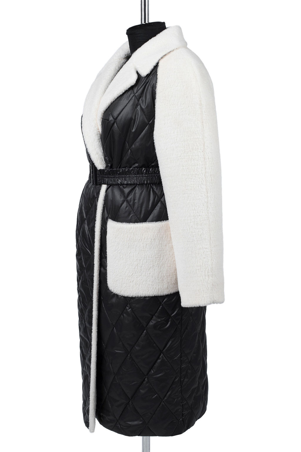 02-3295 Пальто женское утепленное (пояс)