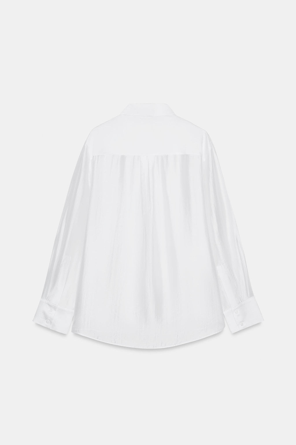 CAMISA FLUIDA BORDADOS ZW COLLECTION / Blanco - Zara фото 6