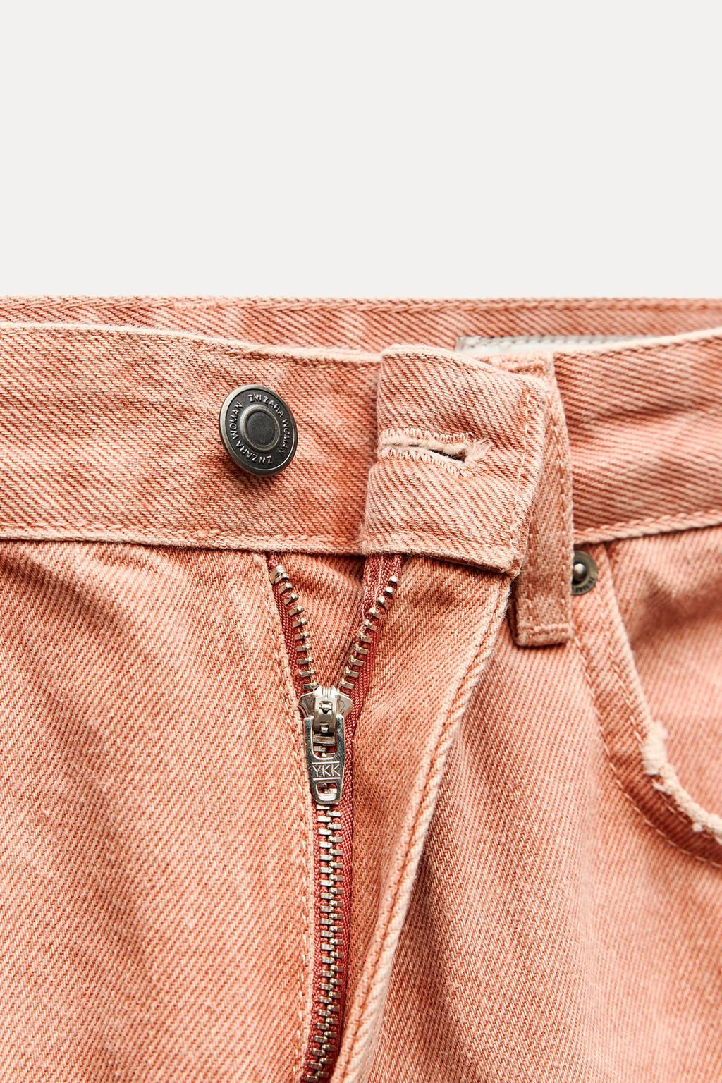 ZW COLLECTION STRAIGHT-LEG MID-RISE JEANS - Zara фото 11