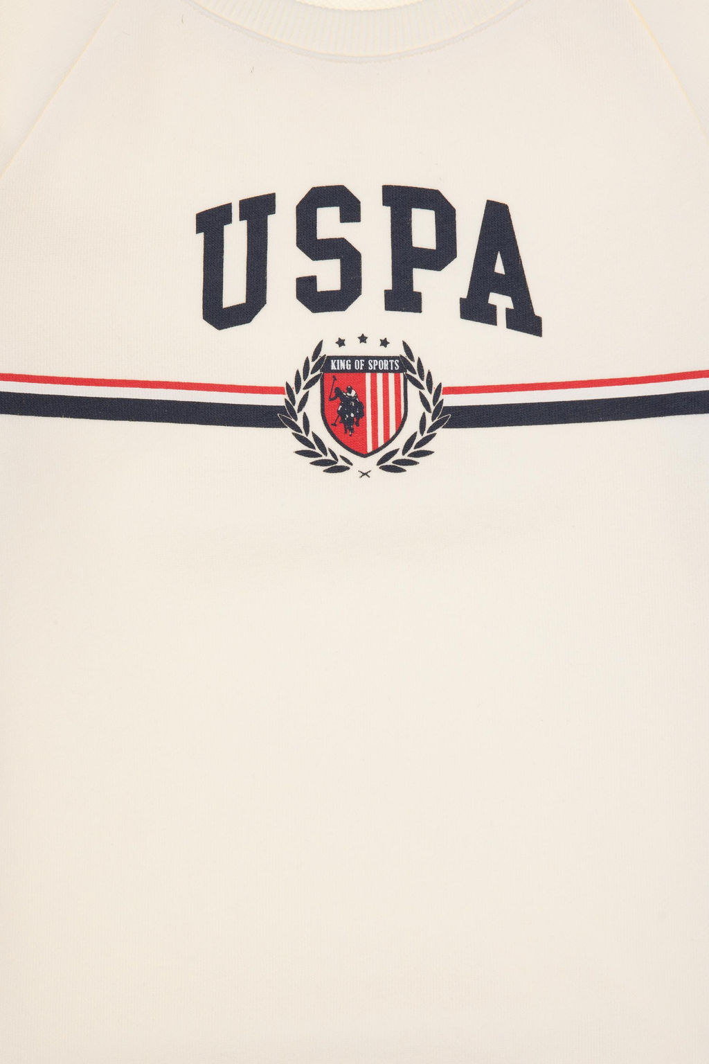 Erkek _ocuk Krem Bisiklet Yaka Sweatshirt - U.s. polo assn фото 3