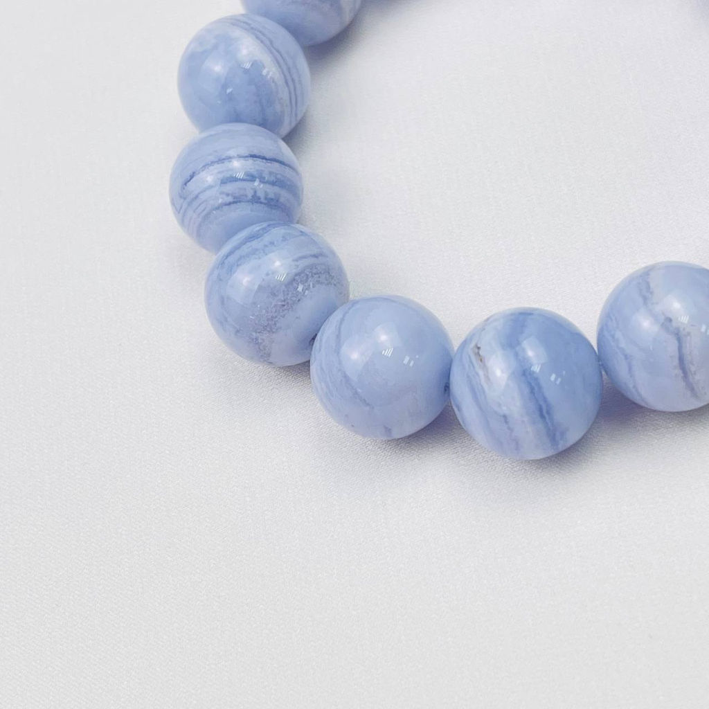 Браслет из Голубого агата - Радуга самоцветов фото 3